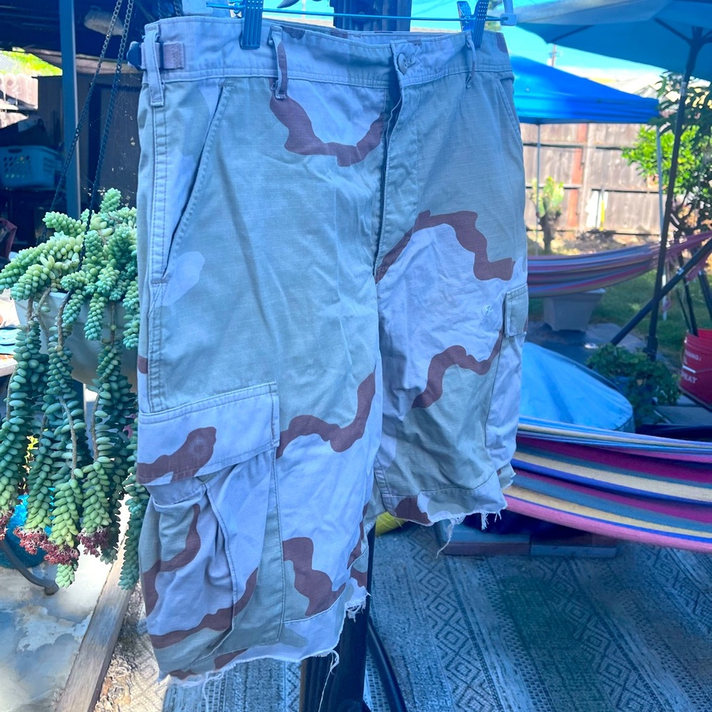 Camouflage shorts
